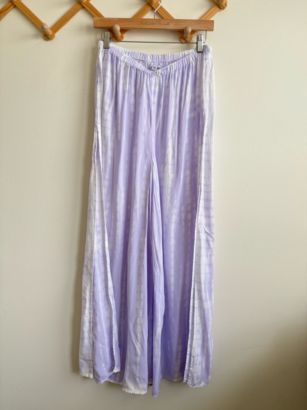 Kiwi & Punch Tiedye High Slit Wide Leg Cover Up Pants